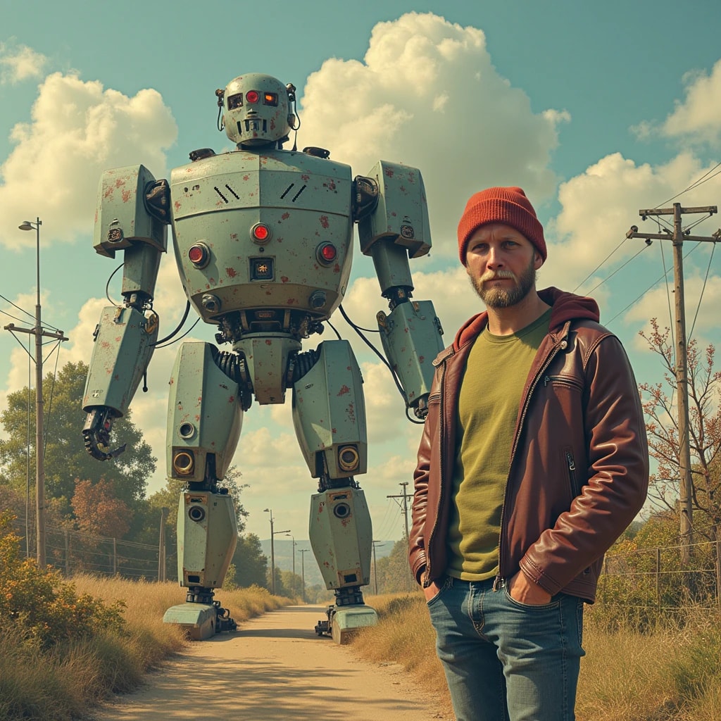 Brian met robot